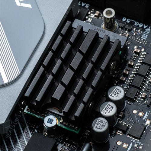 Disipador de Calor de Aluminio Finalcool para Unidad de Estado Sólido SSD M.2 2242 (Negro)