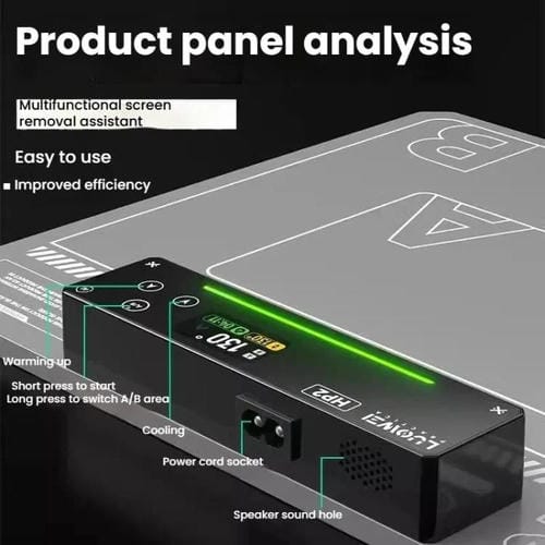 Tavolo Riscaldante a Schermo Luowei Hp2 Estrazione e Sostituzione dello Schermo del Telefono e del Tablet, Temperatura Costante, Spina dell'UE