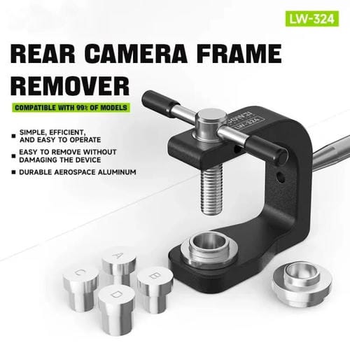 Removedor de Moldura de Câmara Luowei Lw-324 Série Apple iPhone Remova Câmara Traseira sem Danificar Telefone Celular