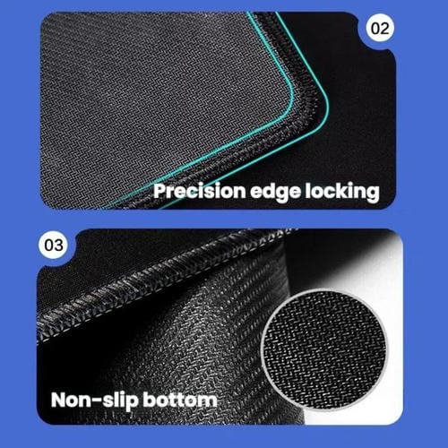 Alfombrilla de Escritorio Antideslizante con Acceso Directo al Teclado y Comandos de Ordenador, 300 x 700 x 3 mm (N.° 7)