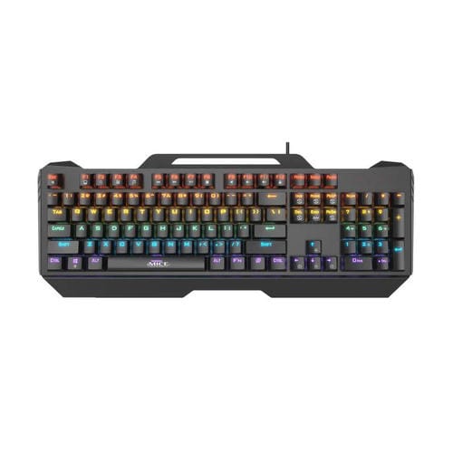 Teclado mecánico iMICE GK-400 para juegos con cable USB y RGB (Inglés)