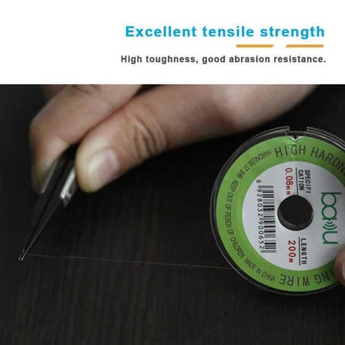 Bildschirm-Trenndraht aus Kohlenstoffstahl BAKU 0,04mm 200 m Reparatur von LCD-Bildschirmen von Smartphones und Tablets