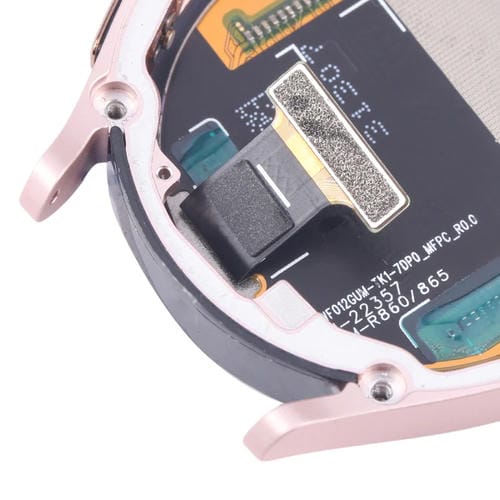 Ecrã LCD + Digitalizador com Moldura Samsung Galaxy Watch 4 40mm SM-R860/R865 (Rosa)