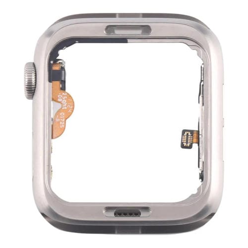 Centro di cassa in acciaio inossidabile Apple Watch Series 5 40mm LTE con piastra lunetta, corona, albero rotante e cavo flessibile