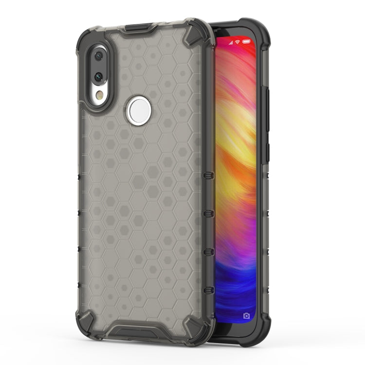 Estuche Honeycomb PC + TPU a Prueba de Golpes para Xiaomi Redmi 7 (Negro)