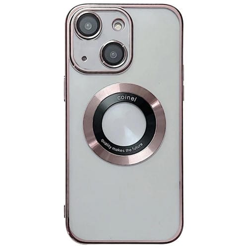 Para iPhone 15 Funda para Teléfono de TPU con Galvanoplastia Magsafe (Rosa) - MOVILSTORE