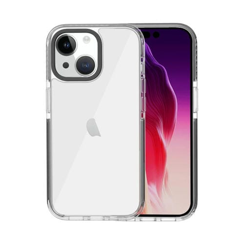 Para iPhone 15 Funda para Teléfono Transparente Kingsteel Wolf (Negro) - MOVILSTORE