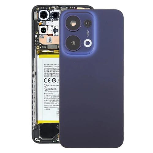 Tappo posteriore della batteria con lente fotocamera Oppo Reno13 (Blu scuro)