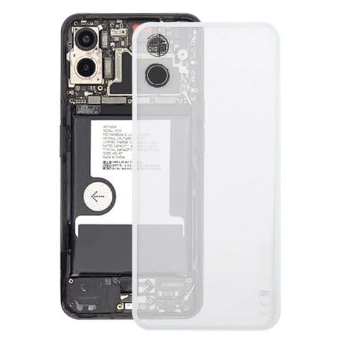 Rückseite des Glasbatteriefachs Nothing Phone 1 A063 (Transparent Weiß)