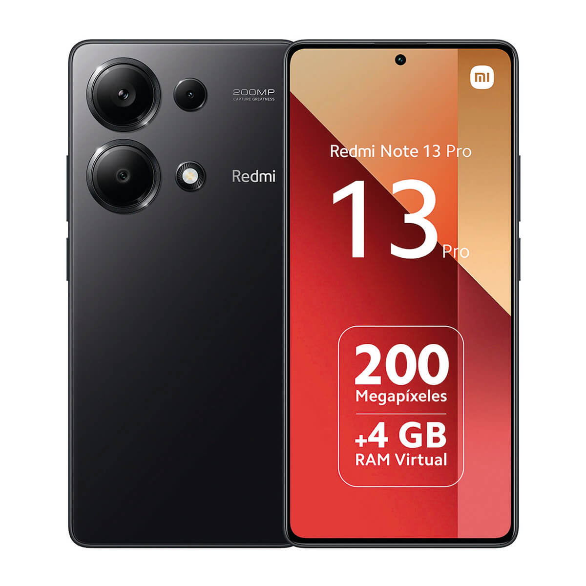 Xiaomi Redmi Note 13 Pro 4G 8Gb/256Gb Negro (Midnight Black) Dual SIM