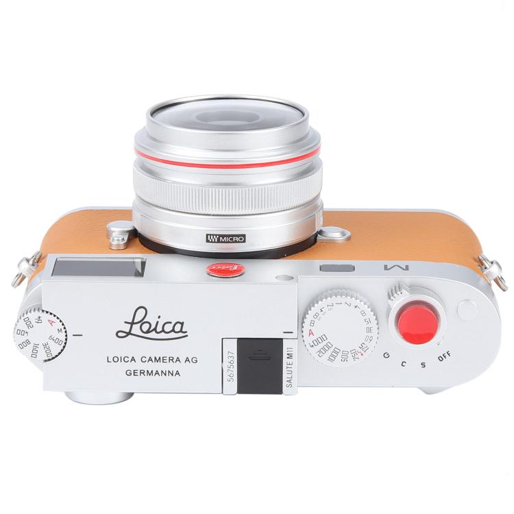 Accesorios de estudio fotográfico para cámara ficticia Leica M11 (marrón)