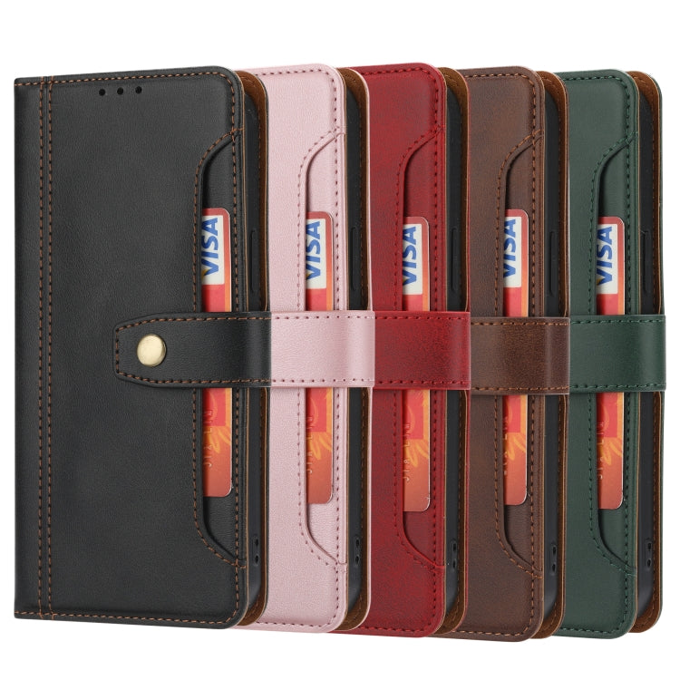 Funda de cuero con tapa horizontal con cierre de doblez y textura de becerro para Huawei P20