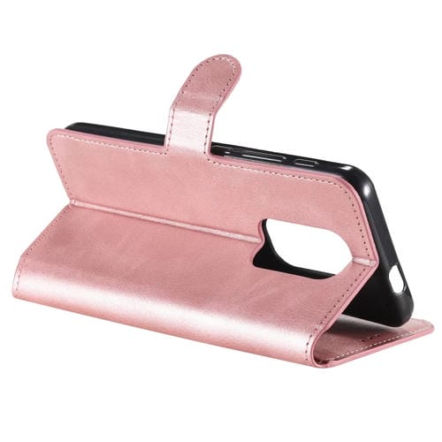 Para Motorola Moto G9 Play Classic Calf Texture PU + TPU Funda de cuero con tapa horizontal, con soporte, ranuras para tarjetas y billetera