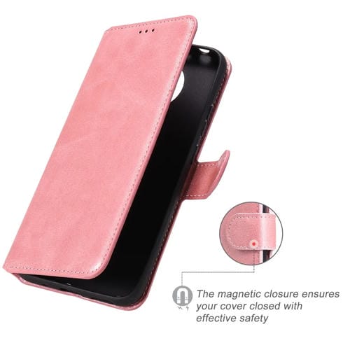 Para Nokia 3.4 / 7.3 Classic Calf Texture PU + TPU Funda de cuero con tapa horizontal, con soporte, ranuras para tarjetas y billetera (oro rosa)