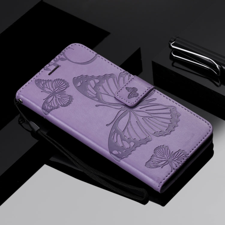 Para Nokia 3.4 Estuche de cuero con tapa horizontal con estampado de mariposas 3D con soporte, ranura para tarjeta y billetera