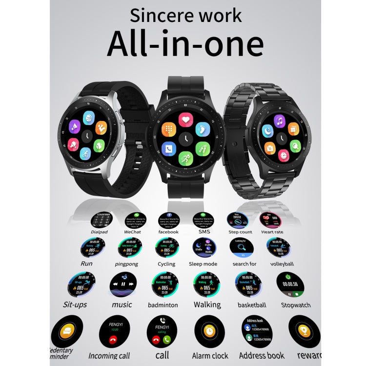 Pulsera Inteligente W68 1.54 Pulgadas Pantalla Táctil IP67 Monitoreo Oxígeno y Frecuencia Cardíaca (Negro)
