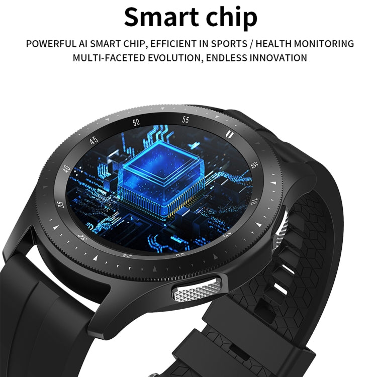 Pulsera Inteligente W68 1.54 Pulgadas Pantalla Táctil IP67 Monitoreo Oxígeno y Frecuencia Cardíaca (Negro)