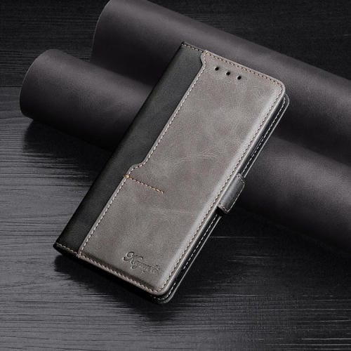 Estuche de Cuero para Samsung Galaxy S8 con Tapa Horizontal, Hebilla Lateral, Soporte, Ranuras para Tarjetas y Billetera (Negro)