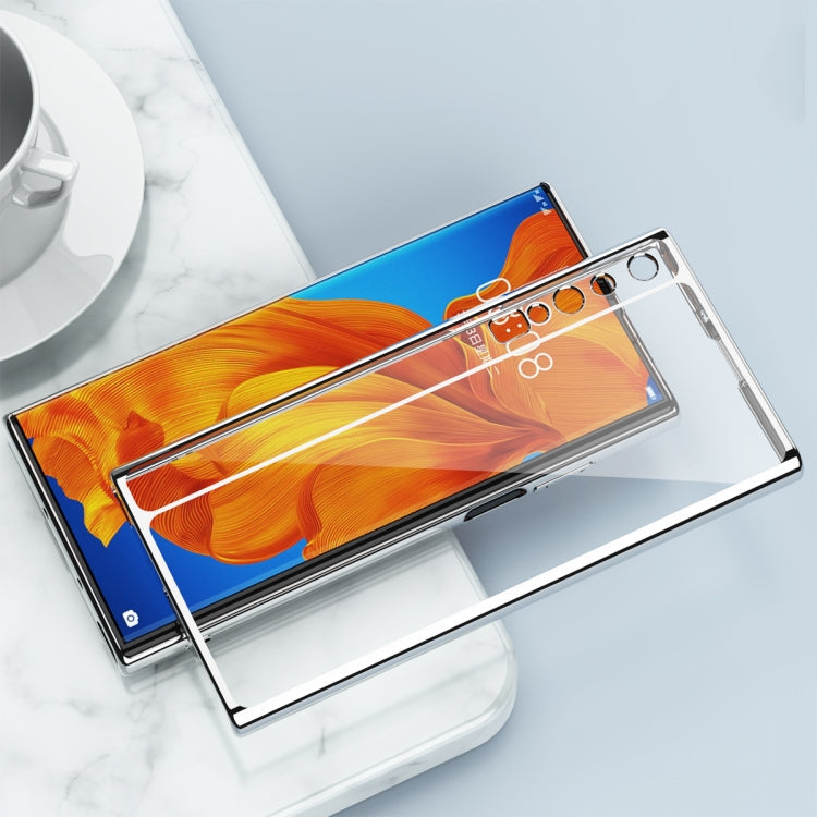 Para Huawei Mate XS TPU + Funda protectora de placas (Plata)