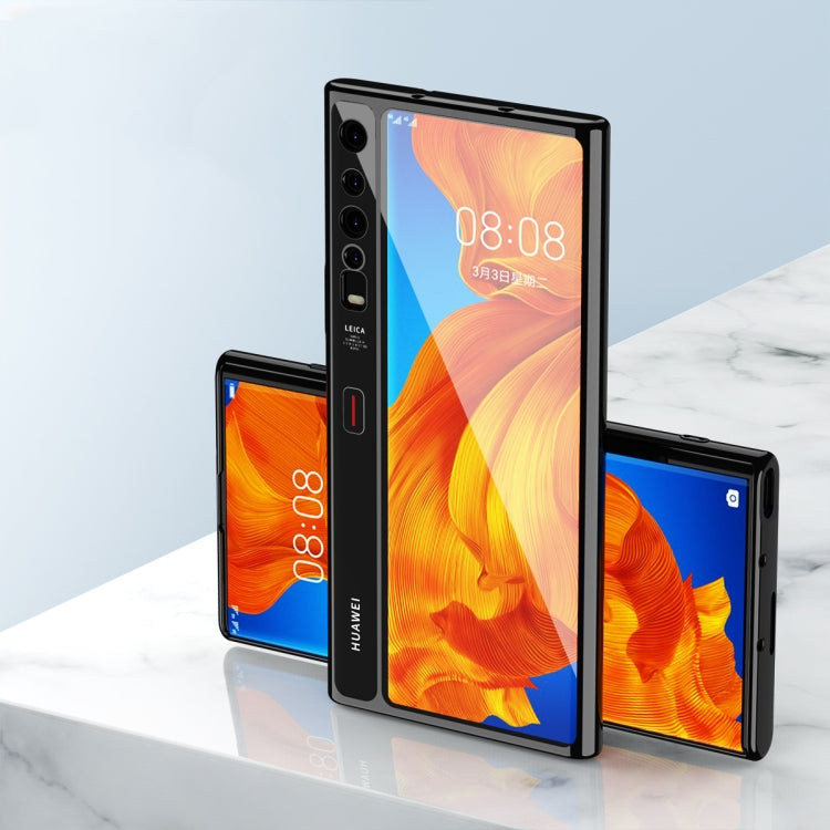 Para Huawei Mate XS TPU + Funda protectora de placas (Negro)