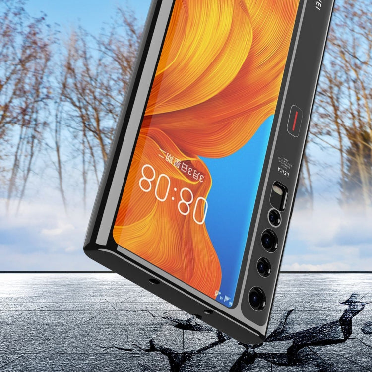Para Huawei Mate XS TPU + Funda protectora de placas (púrpura)