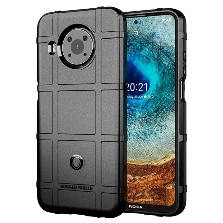 Para Nokia X10 Cobertura completa TPU a prueba de choques (negro)