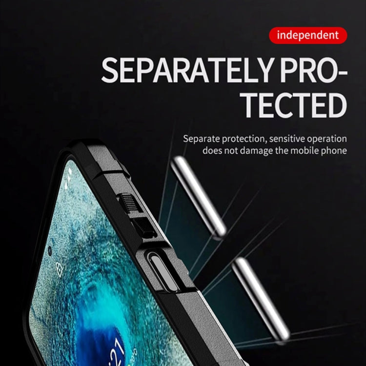 Para Nokia X10 Cobertura completa TPU a prueba de choques (negro)