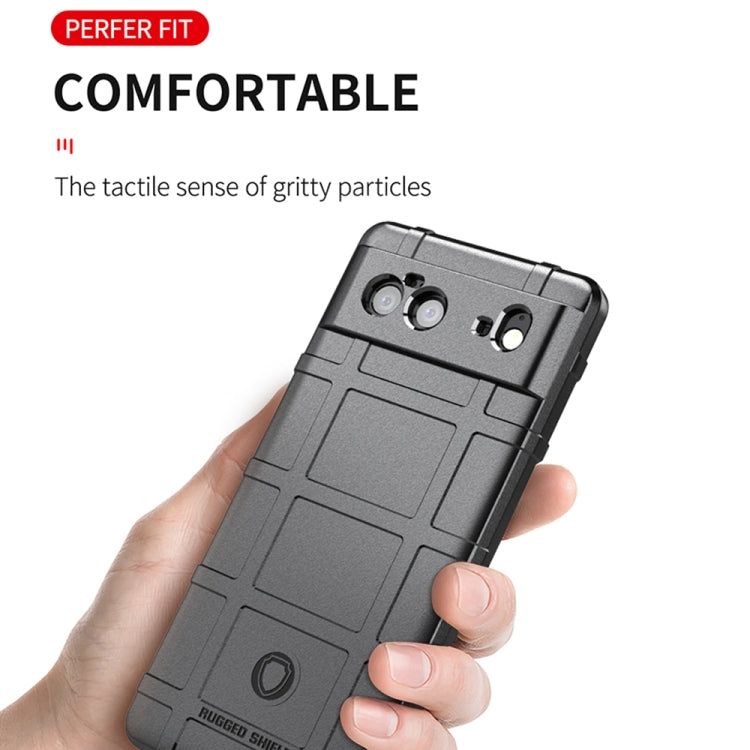 Para Google Pixel 6 Cobertura completa TPU a prueba de choques (Negro)