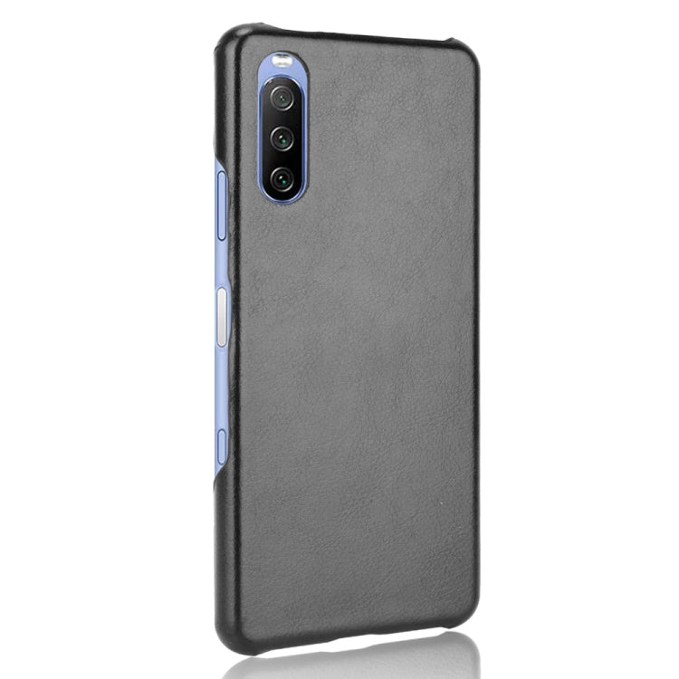 Para Sony Xperia 1 III A prueba de golpes Litchi Texture PC + Case (Negro)