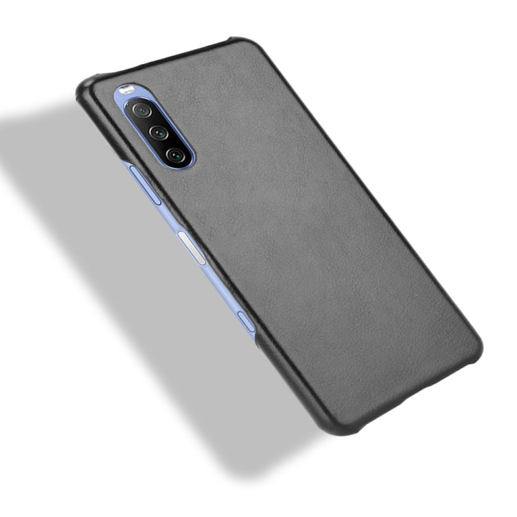 Para Sony Xperia 1 III A prueba de golpes Litchi Texture PC + Case (Negro)