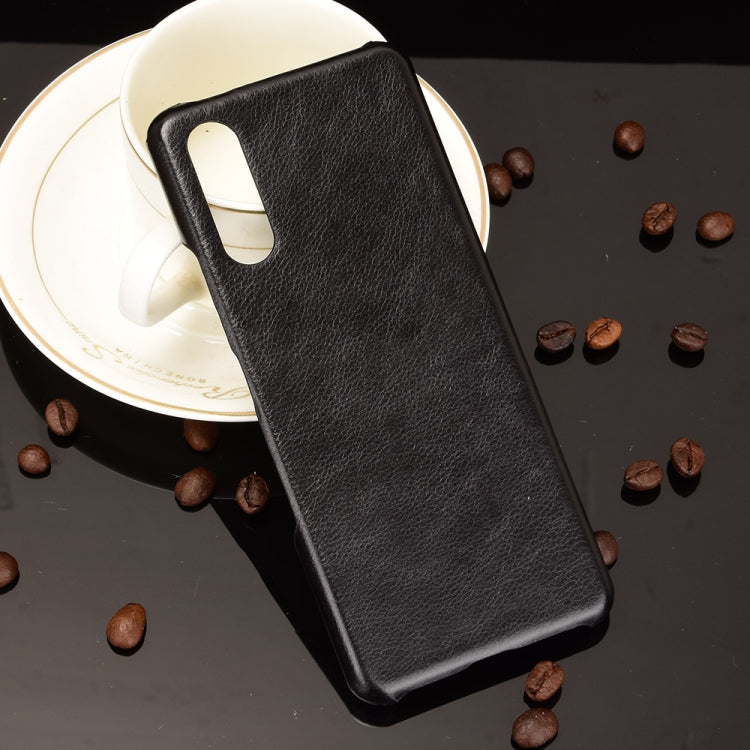 Para Sony Xperia 1 III A prueba de golpes Litchi Texture PC + Case (Negro)