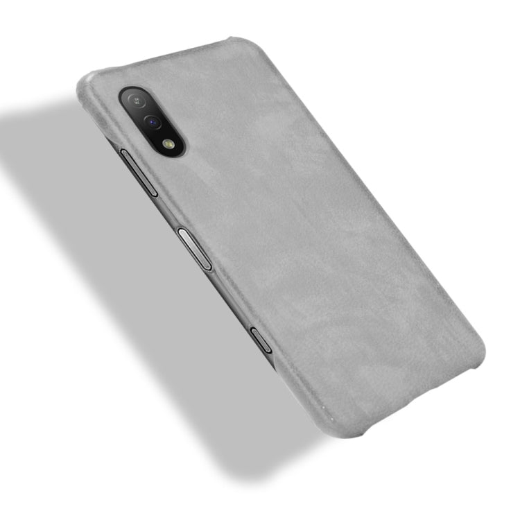 Para Sony Xperia Ace II a prueba de golpes Litchi Texture PC + Case (gris)