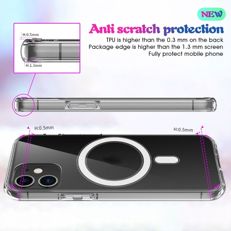 Para Huawei Mate 40 Pro Magsafe Case Sencillo Anillo Magnético Todo Incluido CRISTAL CRISTAL ACRYLIC PC + TPU Funda a prueba de golpes