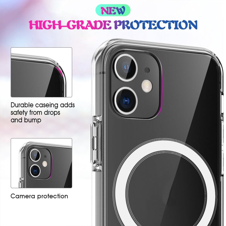 Para Huawei Mate 40 Pro Magsafe Case Sencillo Anillo Magnético Todo Incluido CRISTAL CRISTAL ACRYLIC PC + TPU Funda a prueba de golpes