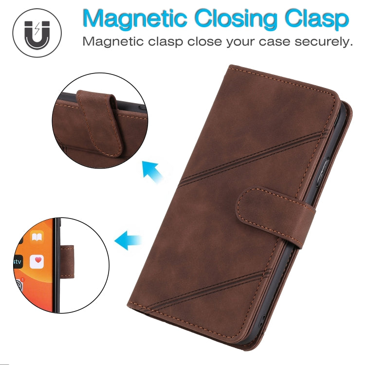 Para Huawei P40 PRO Siente la piel de la piel Funda de cuero Horizontal Flip PU con soporte y tragamonedas de tarjetas múltiples y billetera y lanyard y marco de fotos (marrón)