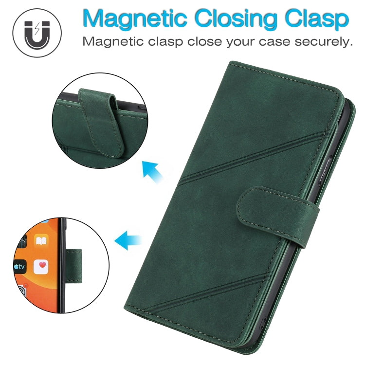 Para Huawei P30 PRO Siente la piel Fábrica de cuero Horizontal Flip PU con soporte y tragamonedas de tarjetas múltiples y billetera y filo y marco de fotos (verde)