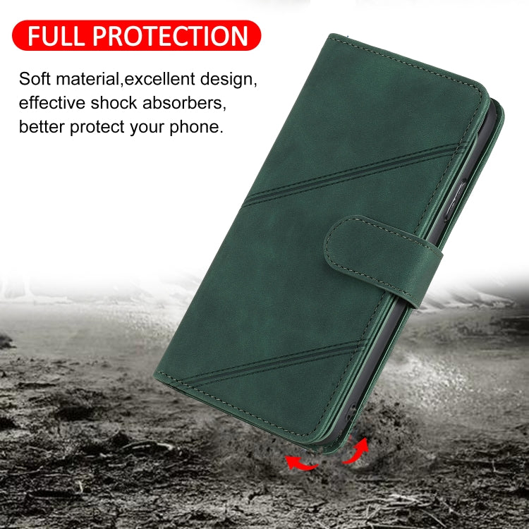 Para Huawei P30 PRO Siente la piel Fábrica de cuero Horizontal Flip PU con soporte y tragamonedas de tarjetas múltiples y billetera y filo y marco de fotos (verde)