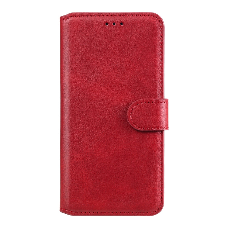 Carcasa clásica de la textura de la carne de becerro PU + TPU Horizontal Funda de cuero con soporte y ranuras para tarjetas y billetera para Google Pixel 6 Pro (rojo)