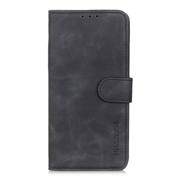 Para Huawei Maimang 10 SE Khazneh Retro Texture PU + TPU Funda de cuero Horizontal Flip con soporte y tragamonedas y billetera (Negro)