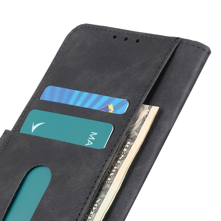 Para Huawei Maimang 10 SE Khazneh Retro Texture PU + TPU Funda de cuero Horizontal Flip con soporte y tragamonedas y billetera (Negro)