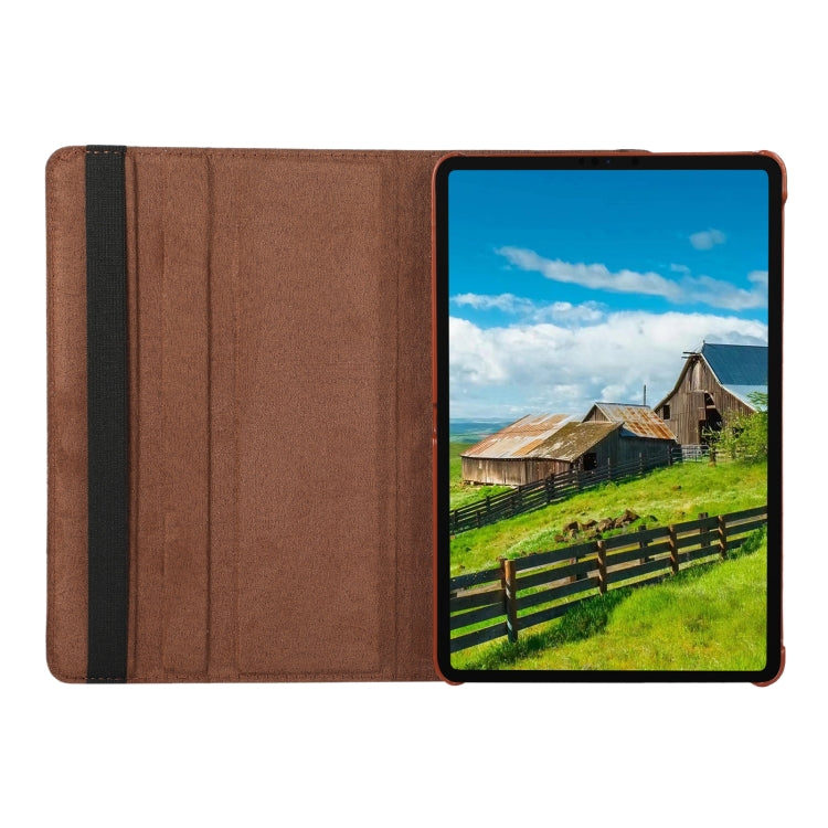 Para Xiaomi Pad 5 Pro / Pad 5 360 grados Rotación Litchi Texture Funda de cuero con titular (rosa)