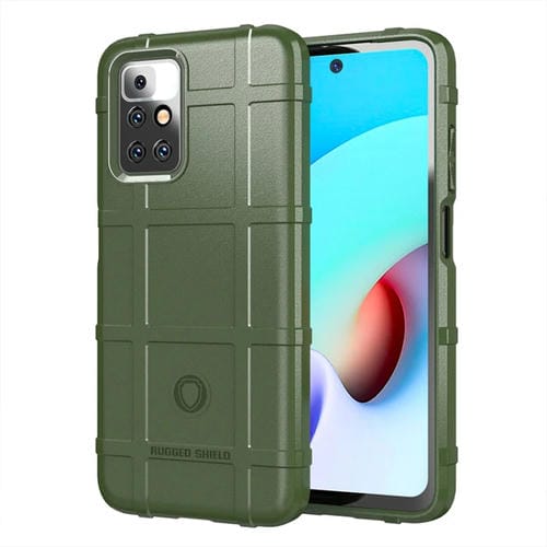 Cobertura completa Funda TPU a prueba de choques para Xiaomi Redmi 10 (verde)