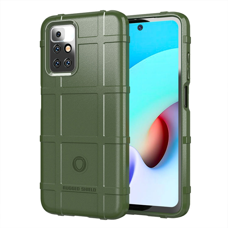 Cobertura completa Funda TPU a prueba de choques para Xiaomi Redmi 10 (verde)