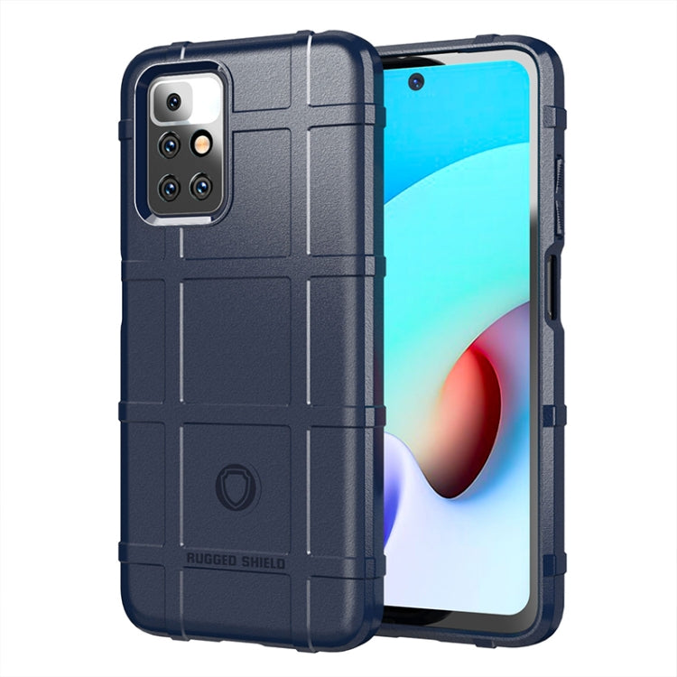 Cobertura completa Funda TPU a prueba de choques para Xiaomi Redmi 10 (azul)