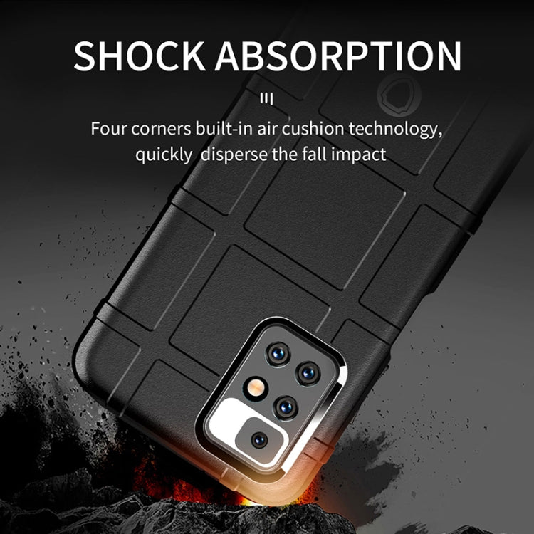 Cobertura completa TPU a prueba de choque para Xiaomi Redmi 10 (Negro)