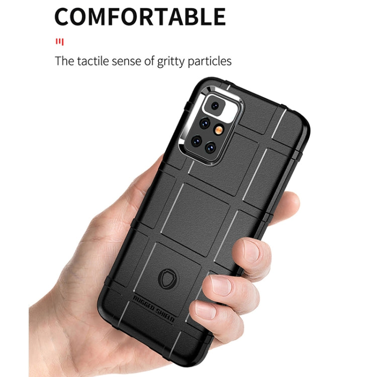 Cobertura completa TPU a prueba de choque para Xiaomi Redmi 10 (Negro)