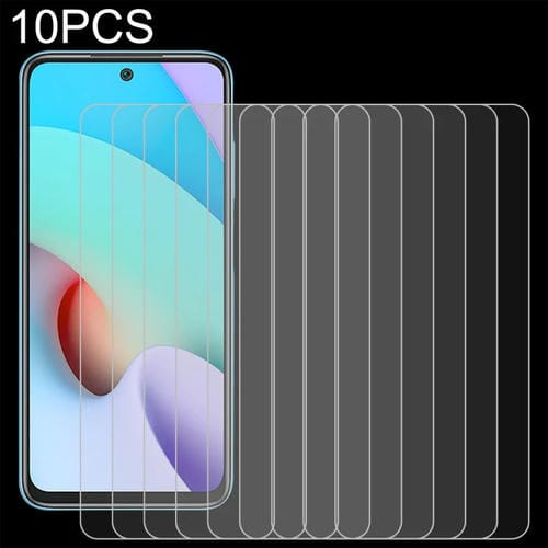Para Xiaomi Redmi 10/10 2022 / Redmi 10 Prime 2022 10 PCS 0.26 mm 9h 2.5d Película de vidrio templado
