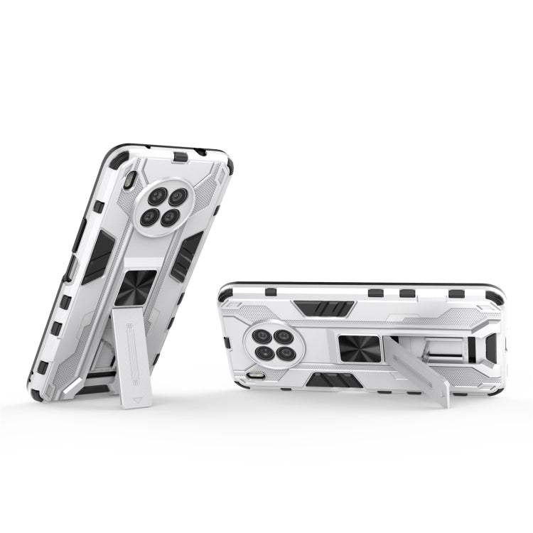 Para Huawei Nova 8i versión en el extranjero PC Supersonic PC + TPU Funda protectora a prueba de golpes con titular (plata)