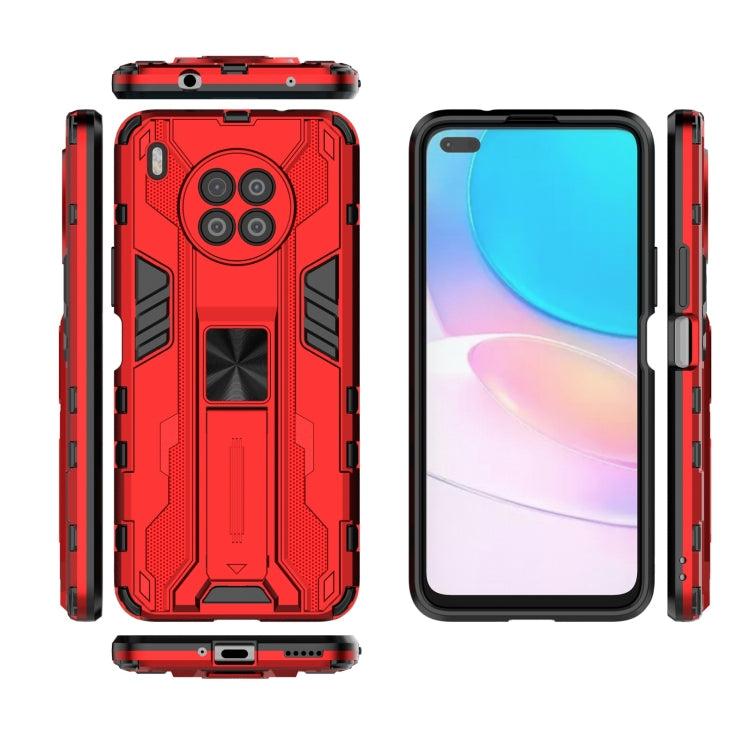Para Huawei Nova 8i versión exterior Supersonic PC + TPU Funda protectora a prueba de golpes con titular (rojo)