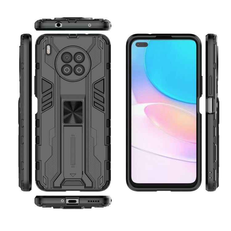 Para Huawei Nova 8i versión en el extranjero PC Supersonic PC + TPU Funda protectora a prueba de golpes con titular (negro)